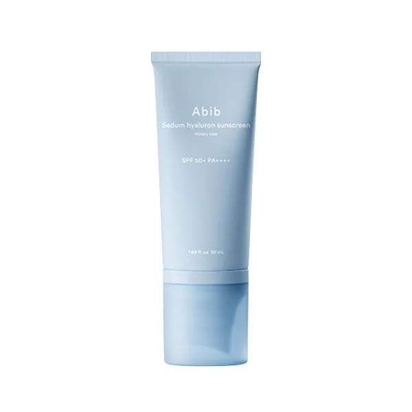 Abib Sedum Hyaluron Sunscreen Watery Tube SPF 50+ 50ml tube packaging