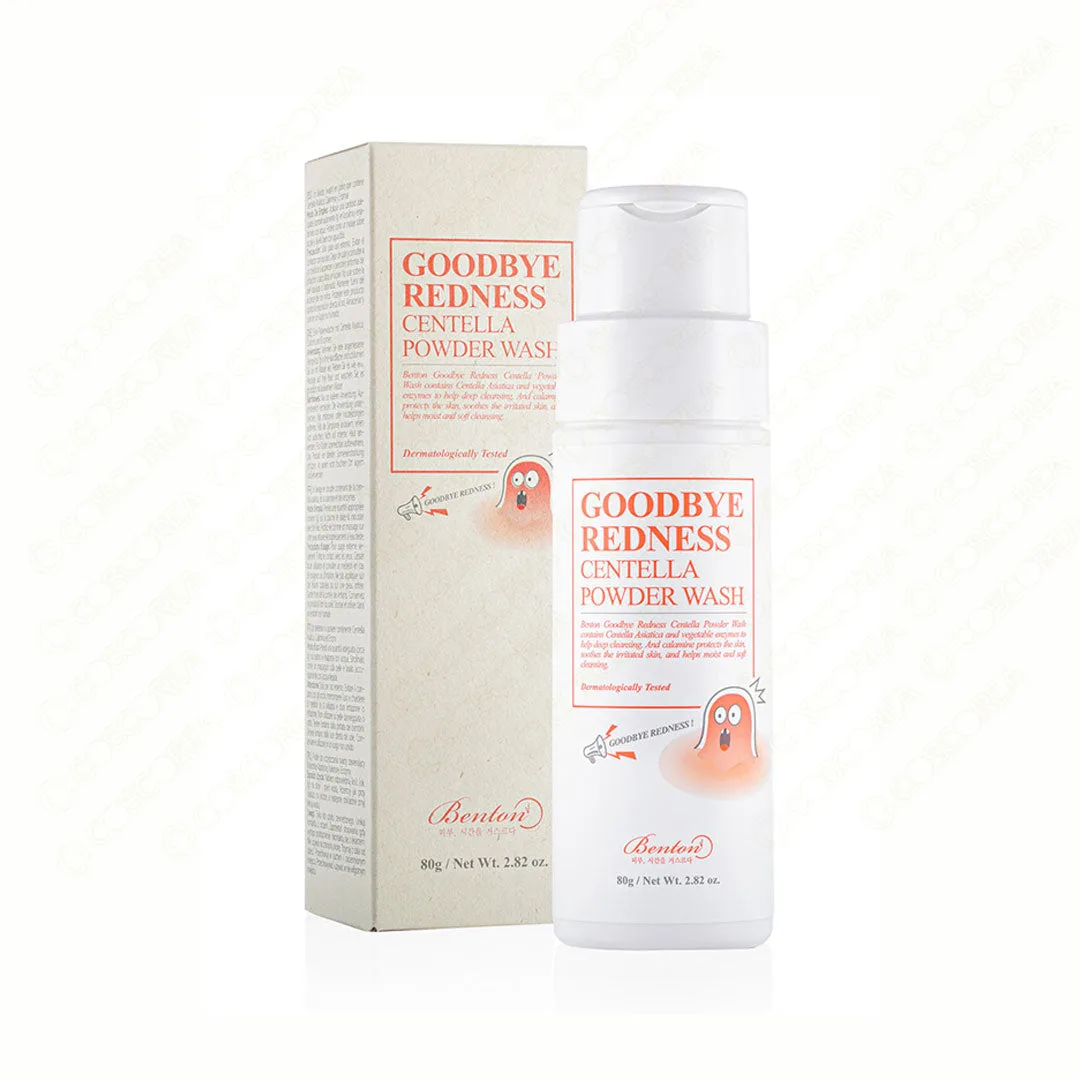 Benton Goodbye Redness Centella Powder Wash 80g tub