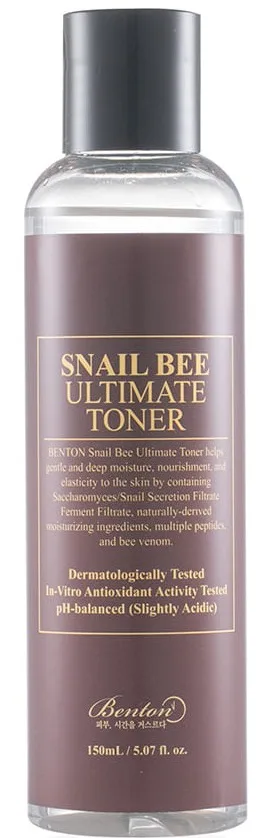 Benton Snail Bee Ultimate Toner 150ml bottle