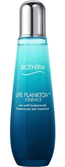 Biotherm Life Plankton Essence frosted bottle on white background