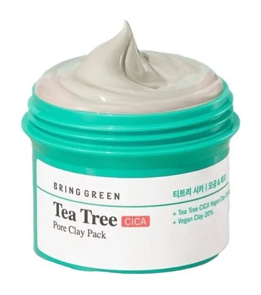 Bring Green Tea Tree Cica Pore Clay Pack 120g tub