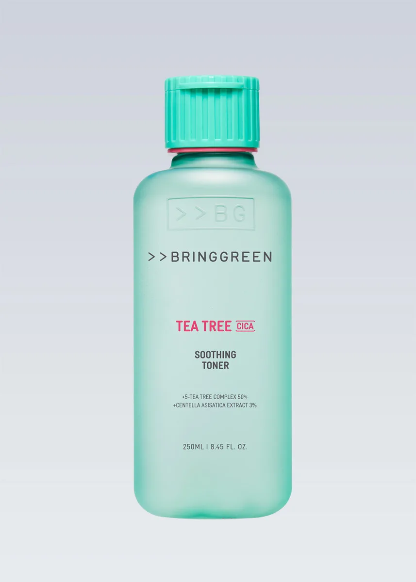 Bring Green Tea Tree Cica Soothing Toner 250ml bottle
