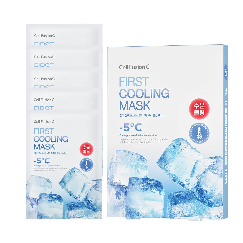 Cell Fusion C Post Alpha First Cooling Sheet Mask box of 5