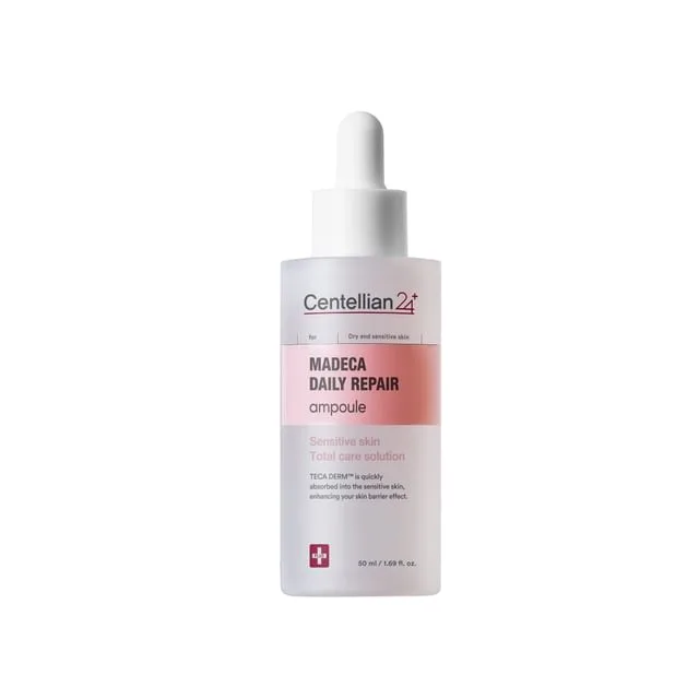 Centellian24 Madeca Derma Ampoule in a 50ml white airless-pump bottle