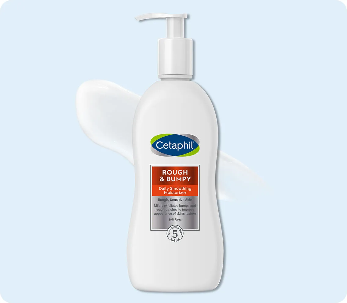 Cetaphil Daily Smoothing Moisturizer for Rough & Bumpy Skin bottle