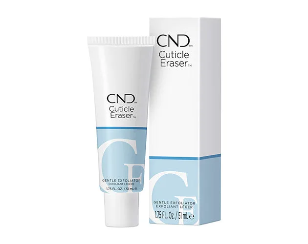 CND Cuticle Eraser alpha hydroxy acid cuticle cream pot with carton