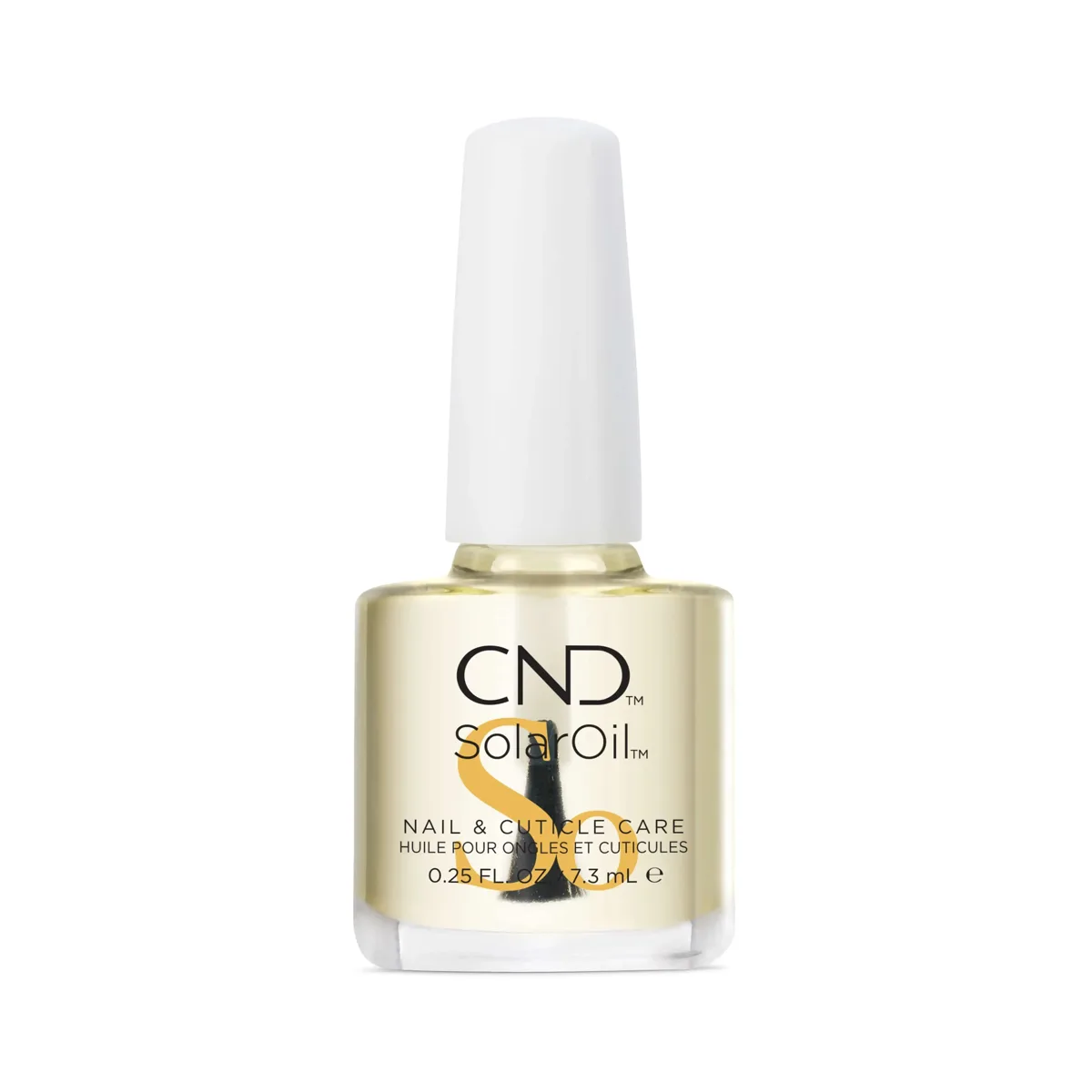 CND SolarOil nail and cuticle conditioning oil bottle