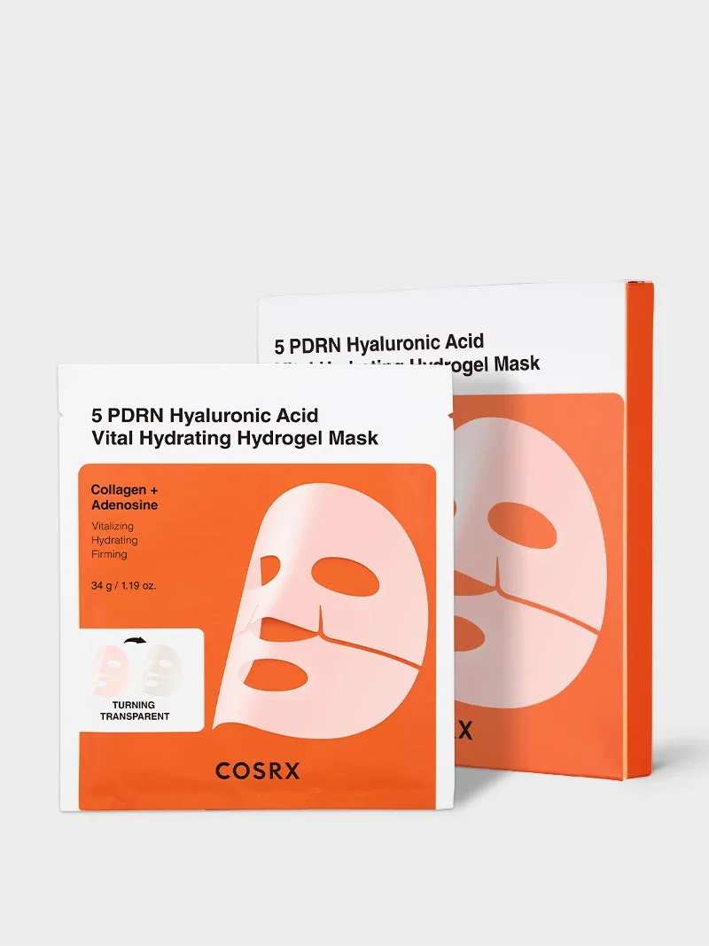 COSRX 5 PDRN Hyaluronic Acid Vital Hydrating Hydrogel Mask package