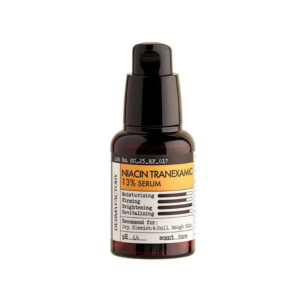 Derma Factory Niacin Tranexamic 13% Serum 30ml pump bottle