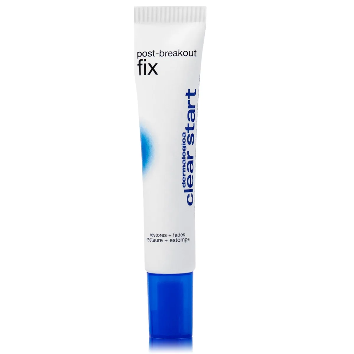Dermalogica Clear Start Post-Breakout Fix 15 mL white tube with blue cap