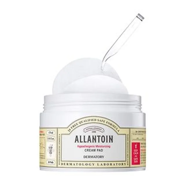Dermatory Allantoin Hypoallergenic Moisturizing Cream Pad tub of 60