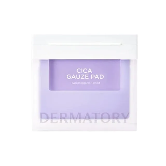 Dermatory Hypoallergenic Cica Gauze Pad tub of 80