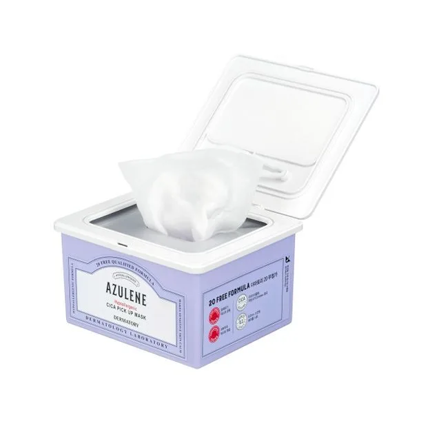 Dermatory Hypoallergenic Cica Pick Up Mask tub of soothing pads
