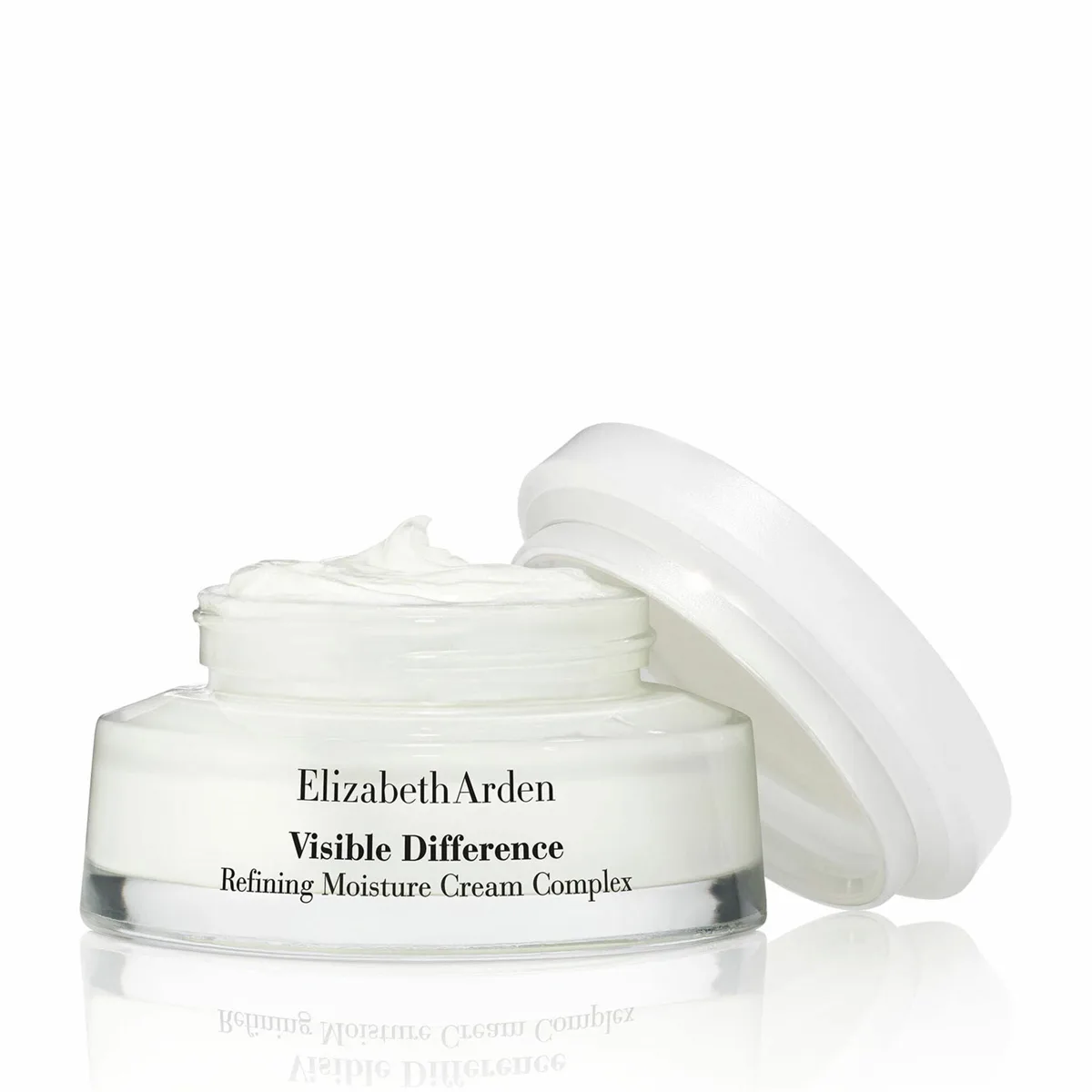Elizabeth Arden Visible Difference Refining Moisture Cream Complex jar on white background