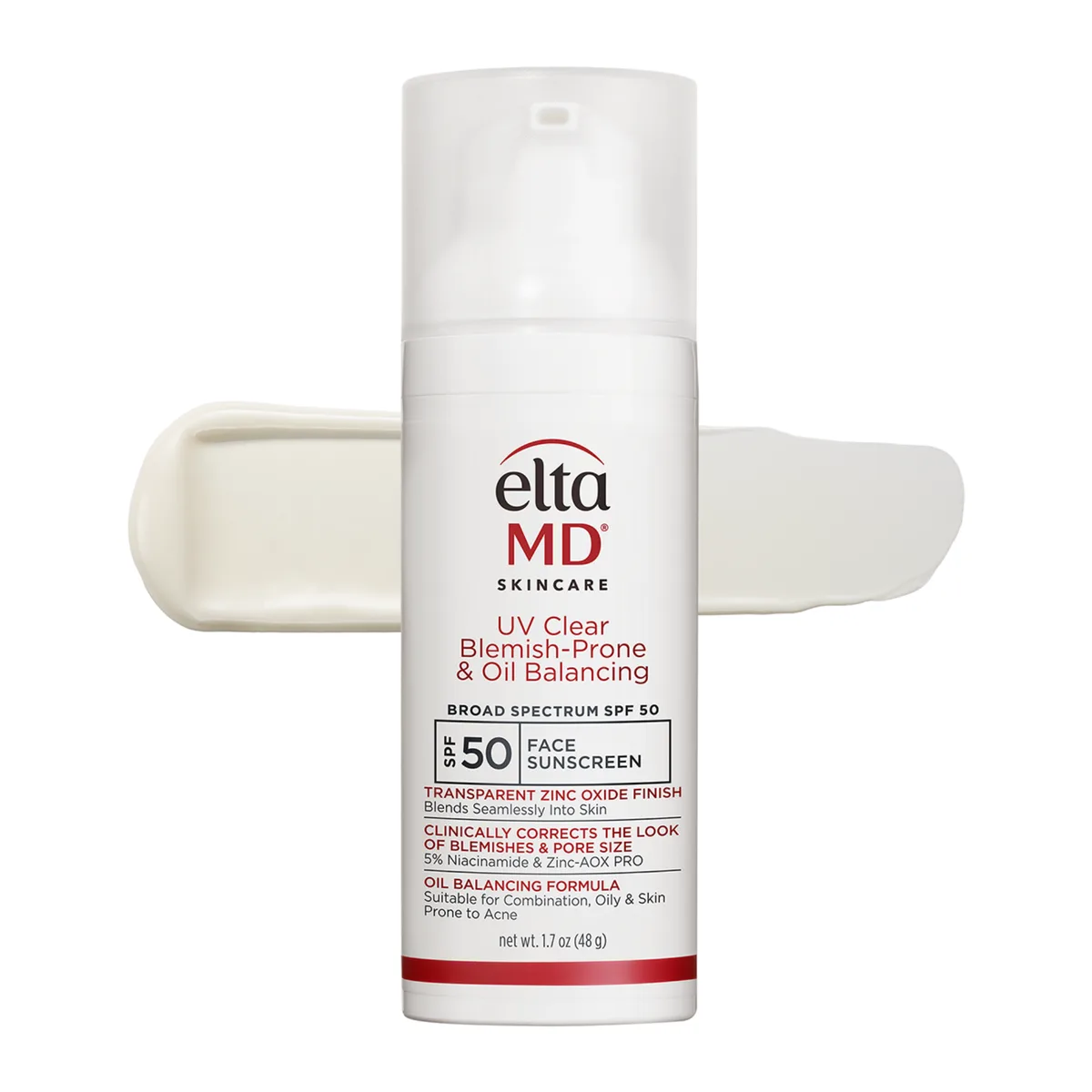 EltaMD UV Clear Blemish-Prone & Oil Balancing SPF 50 tube