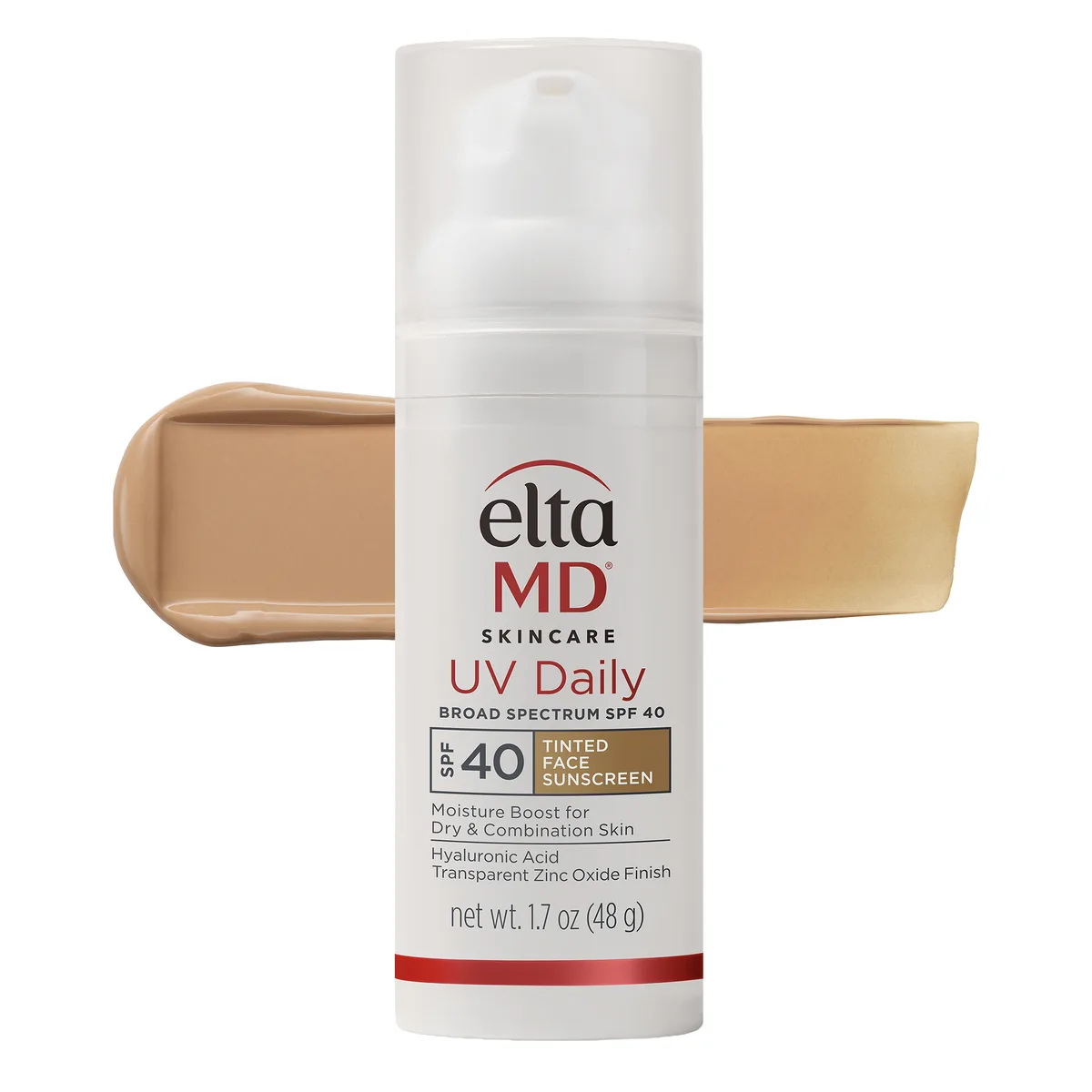 EltaMD UV Daily Tinted Broad-Spectrum SPF 40 sunscreen pump bottle