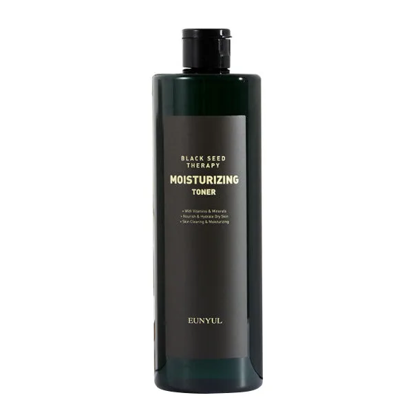 Eunyul Black Seed Therapy Moisturizing Toner 500 ml dark bottle