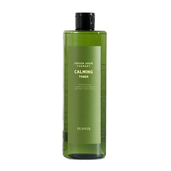 Eunyul Green Seed Therapy Calming Toner 500 ml green bottle
