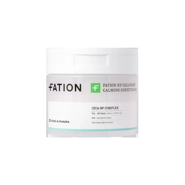 Fation Hy-cica Biome Calming Condition Pad white tub of 80 pads