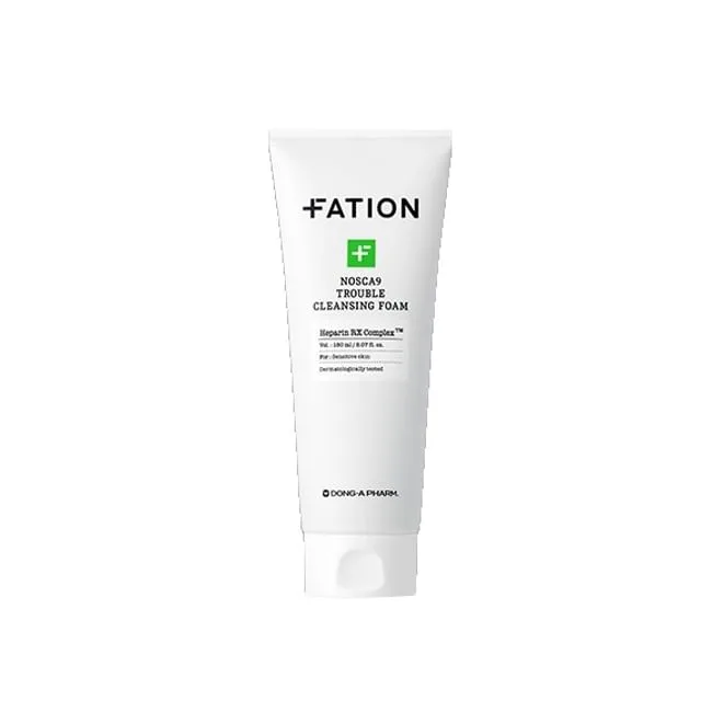 Fation Nosca9 Trouble Cleansing Foam 150 ml white tube