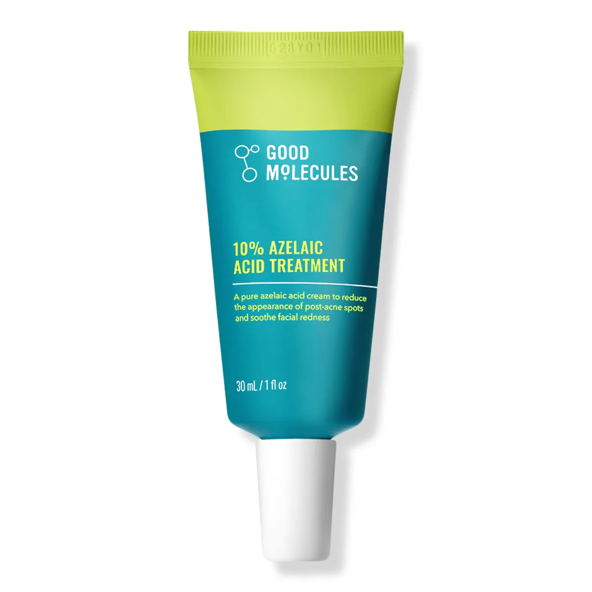 Good Molecules 10% Azelaic Acid Treatment tube on white background