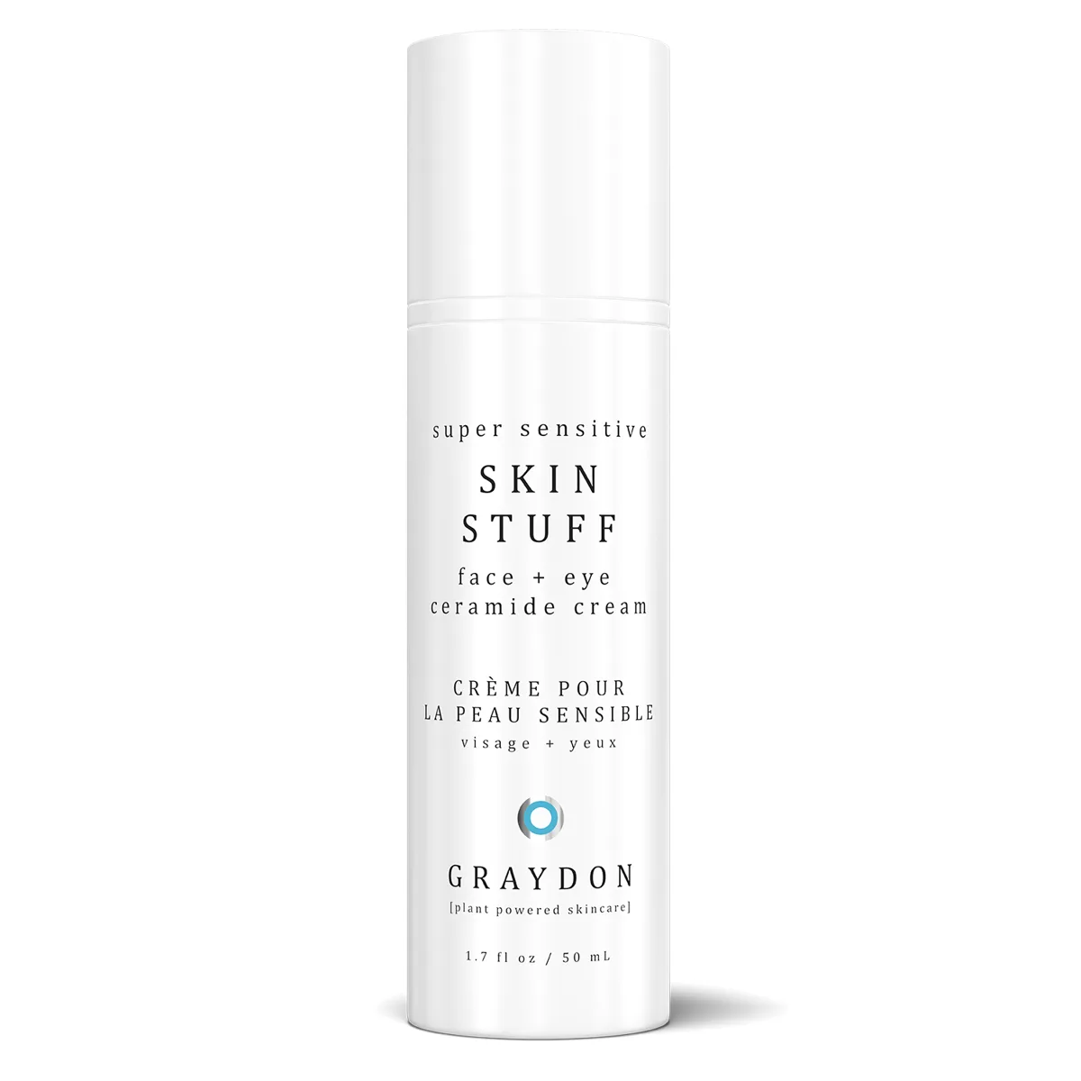 Graydon Super Sensitive Skin Stuff, a fragrance-free lightweight ceramide and omega-oil barrier cream for sensitive, reactive skin