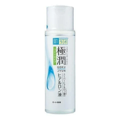 Hada Labo Gokujyun Hyaluronic Acid Lotion Light bottle on white background