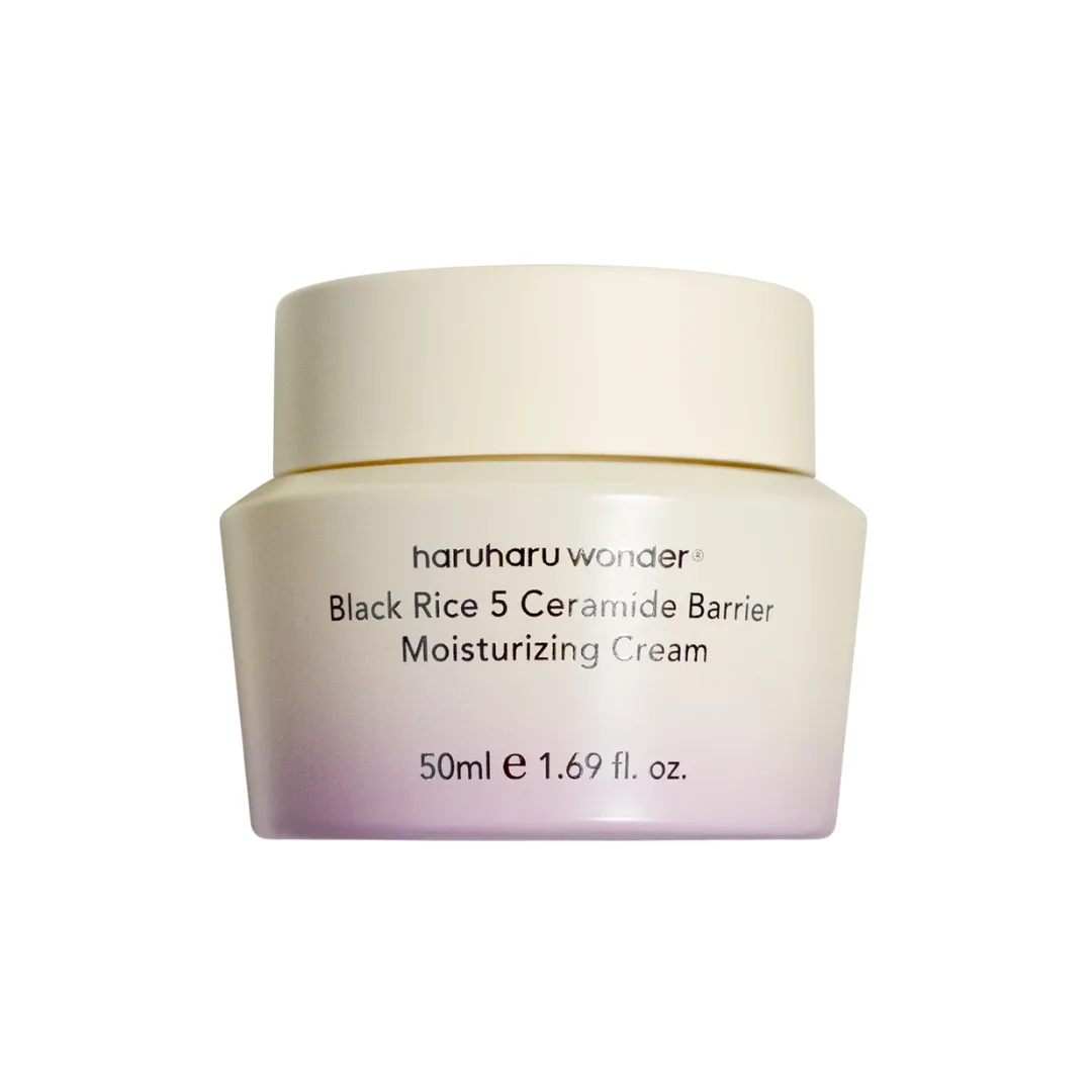 Haruharu Wonder Black Rice 5 Ceramide Barrier Moisturizing Cream 50ml jar