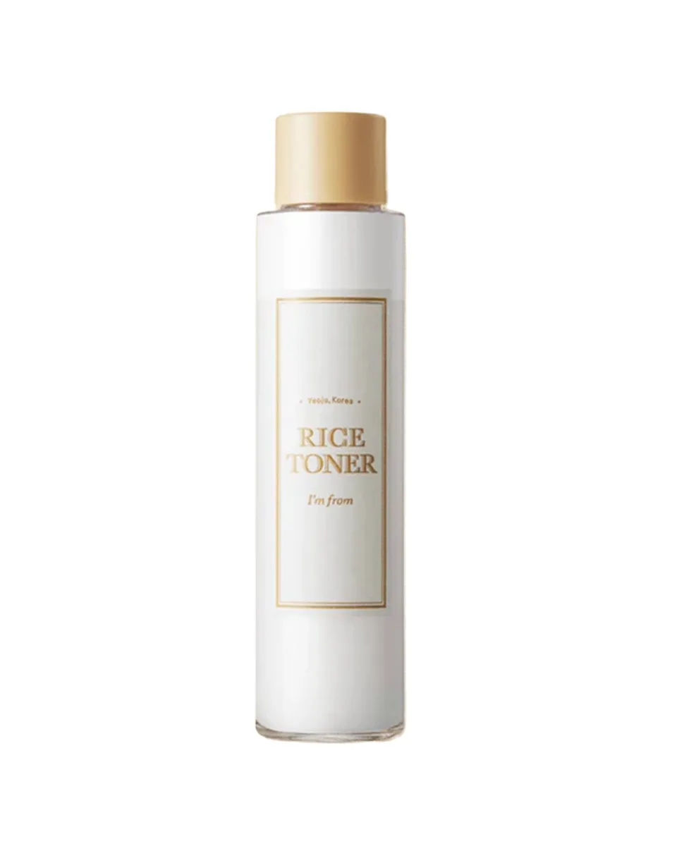 I'm From Rice Toner 150 mL clear plastic bottle