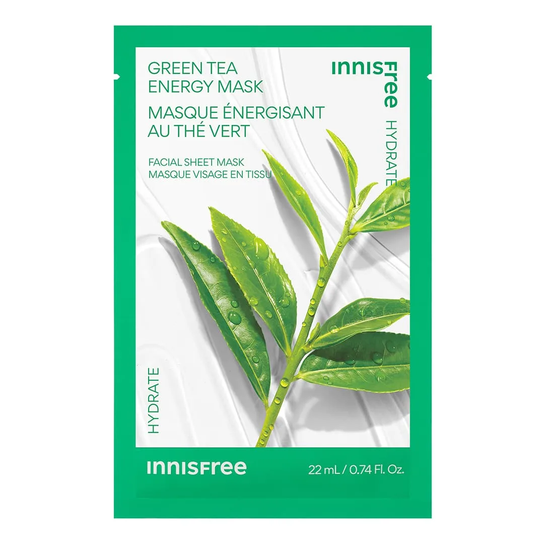 Innisfree Energy Sheet Mask Green Tea variant sachet
