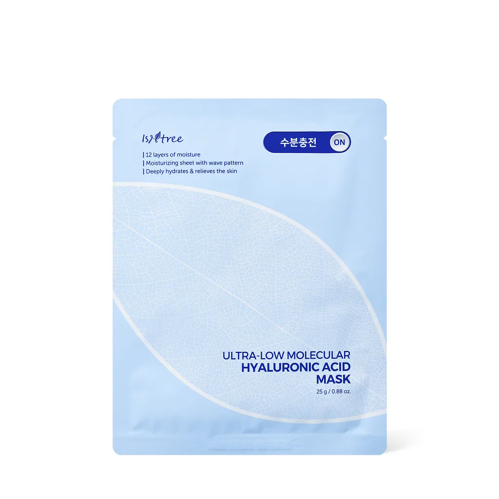 Isntree Ultra-Low Molecular Hyaluronic Acid Mask foil pouch