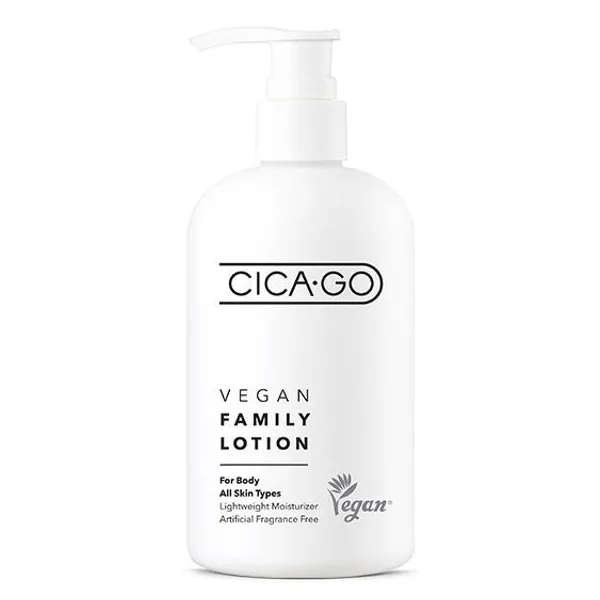 isoi CICAGO Vegan Family Lotion 350ml white pump bottle