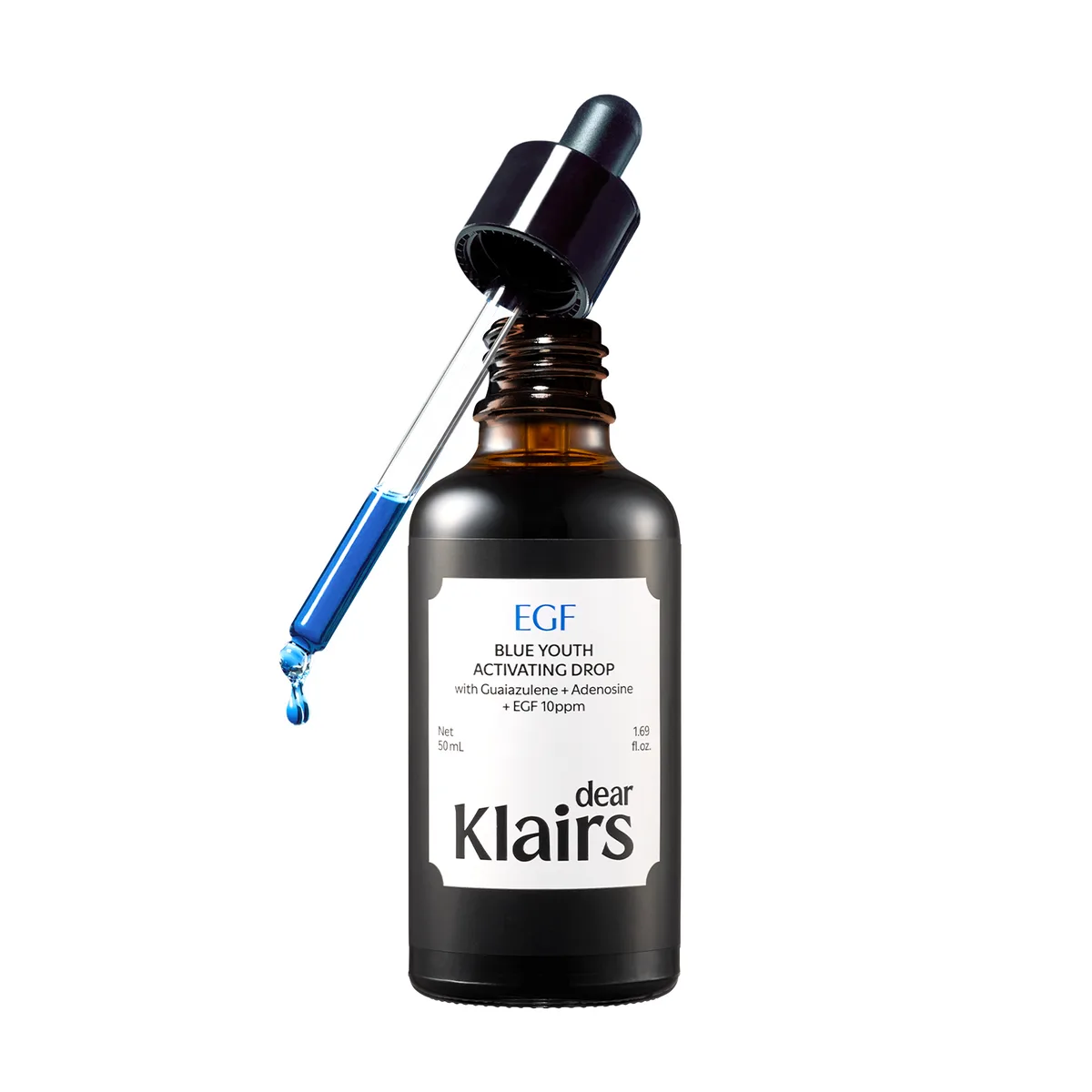 Klairs Blue Youth Activating Drop 20ml bottle — Korean EGF and FGF growth factor ampoule