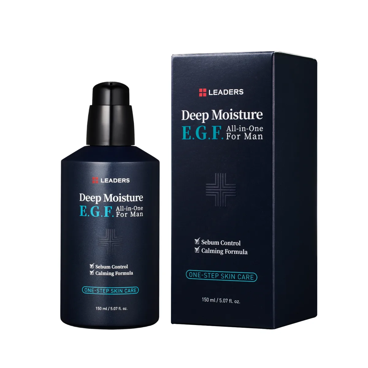 Leaders Deep Moisture E.G.F. All-in-One For Man 150 ml pump bottle