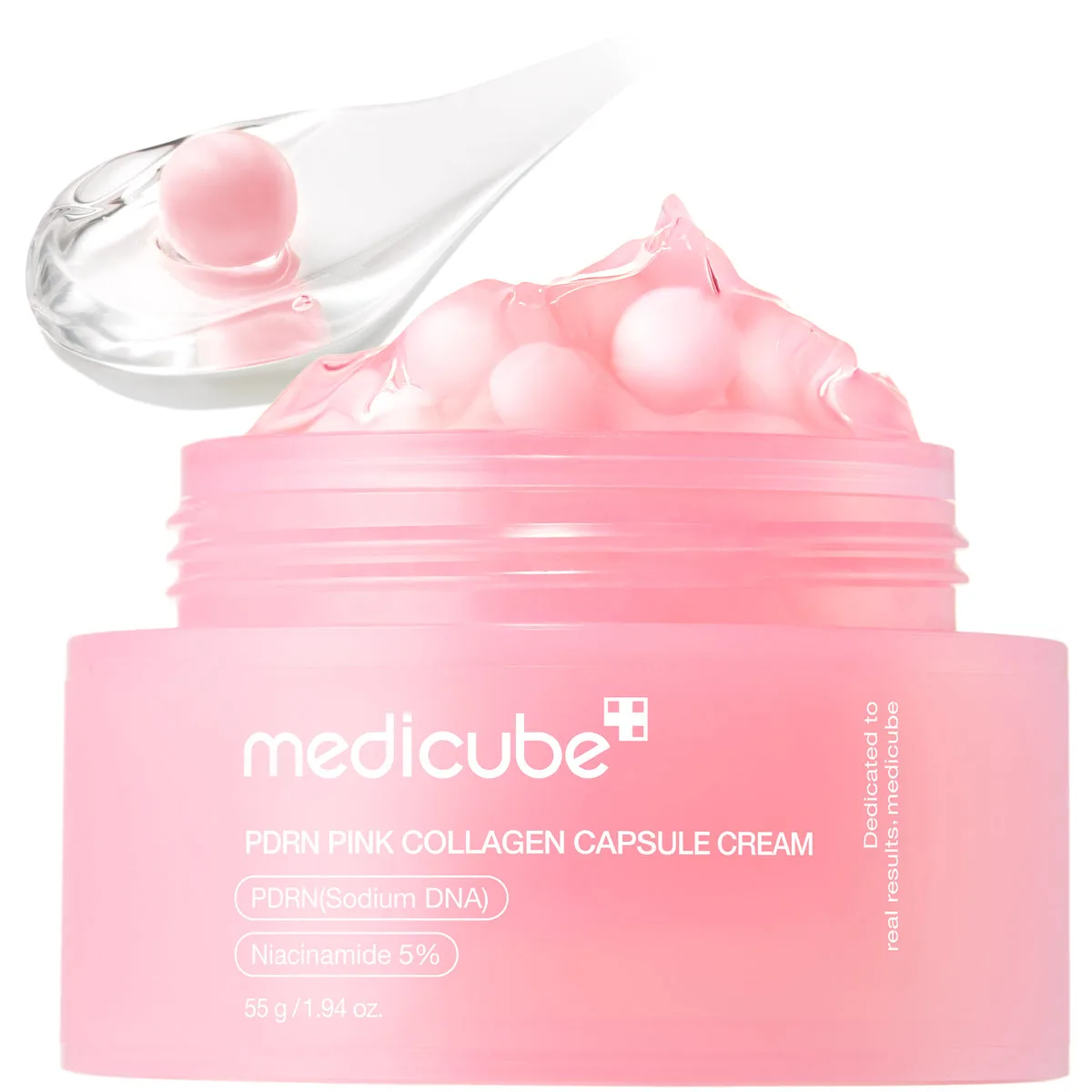 Medicube PDRN Pink Collagen Capsule Cream 55g K-beauty salmon PDRN moisturizer