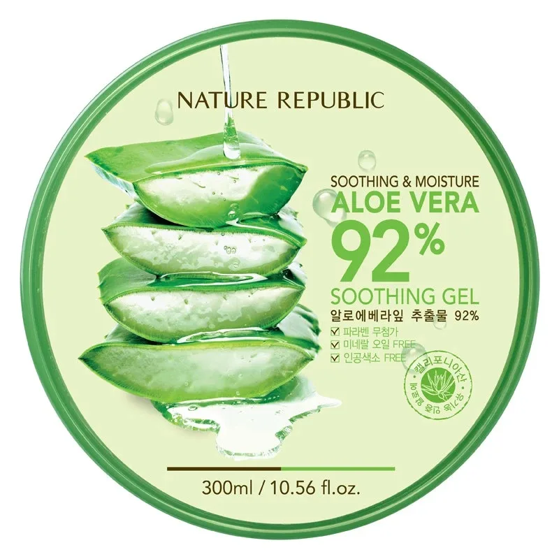 Nature Republic Soothing & Moisture Aloe Vera 92% Soothing Gel 300ml jar