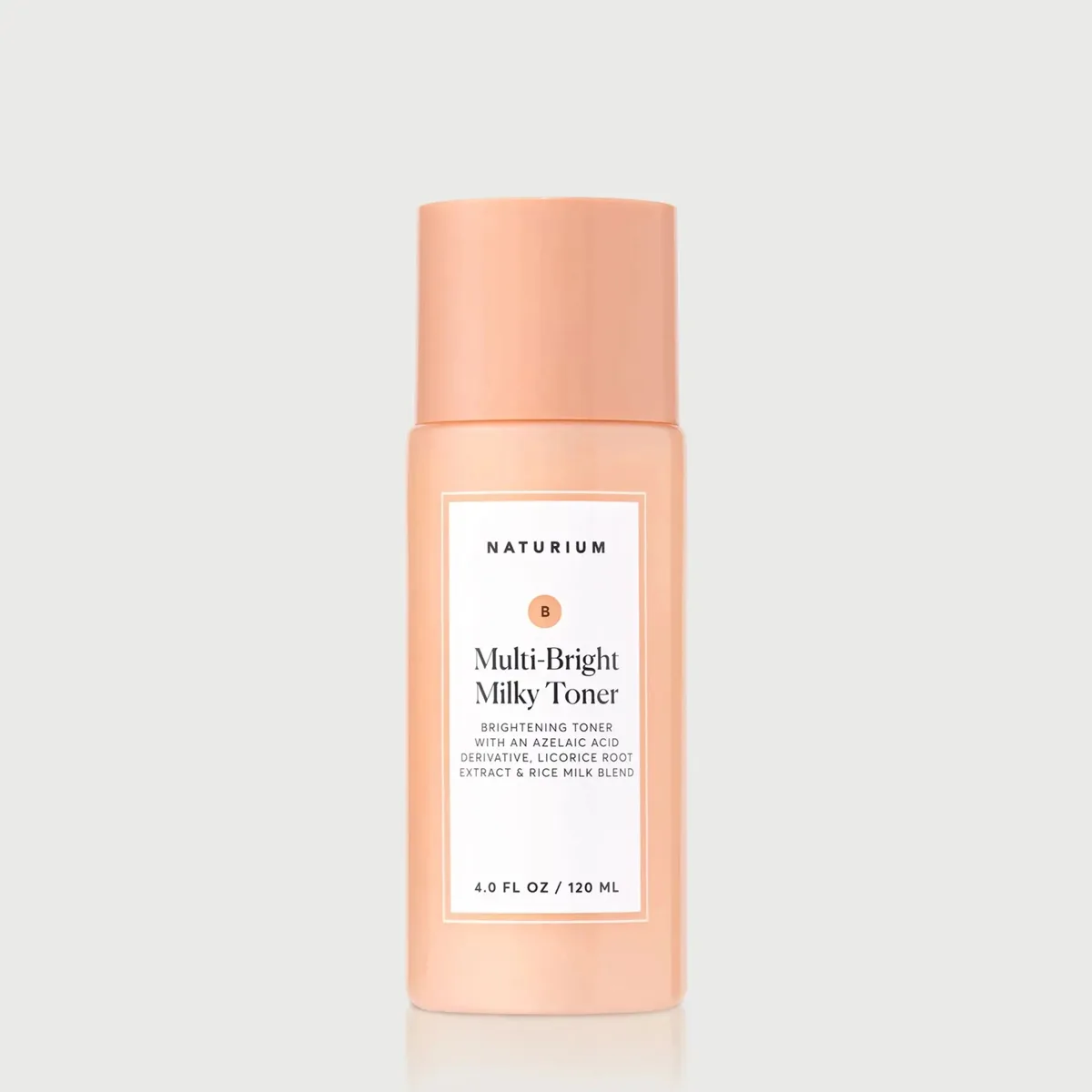 Naturium Multi-Bright Milky Toner bottle on white background