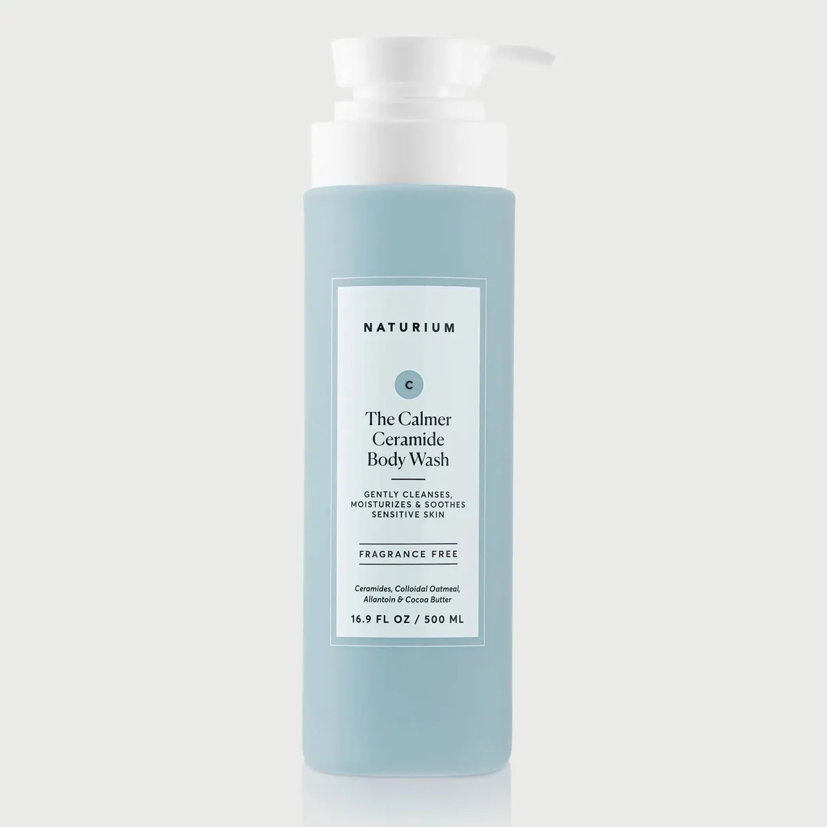 Naturium The Calmer Ceramide Body Wash 16.9 fl oz white pump bottle