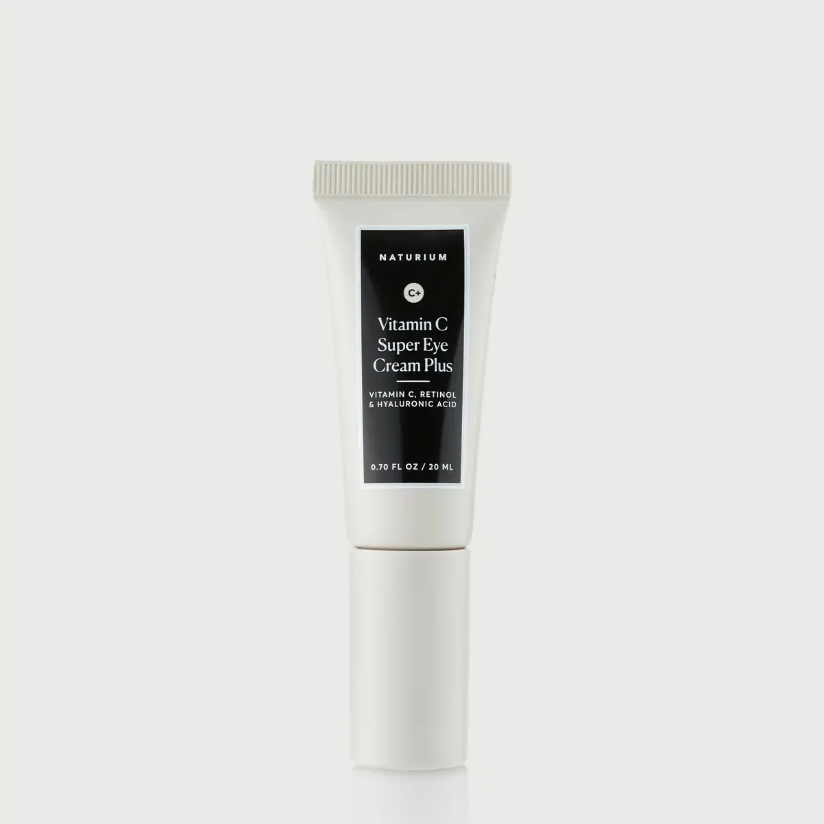 Naturium Vitamin C Super Eye Cream Plus 20 mL off-white tube with black label