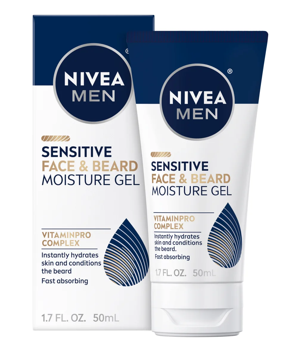 Nivea Men Sensitive Face & Beard Moisture Gel tube