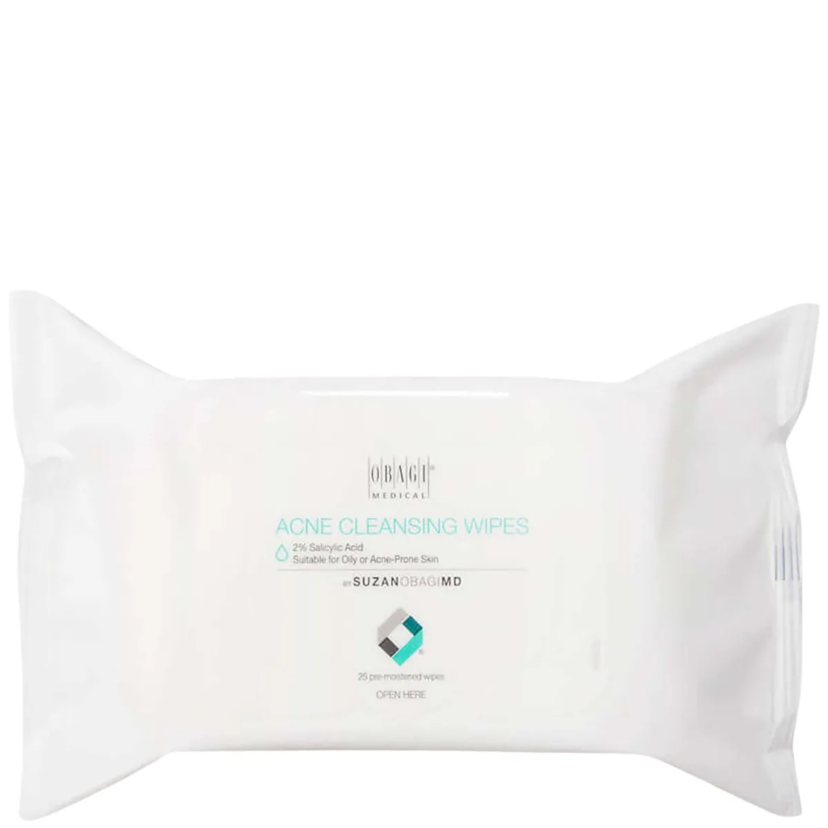 Obagi SuzanObagiMD Acne Cleansing Wipes 25-count resealable pack