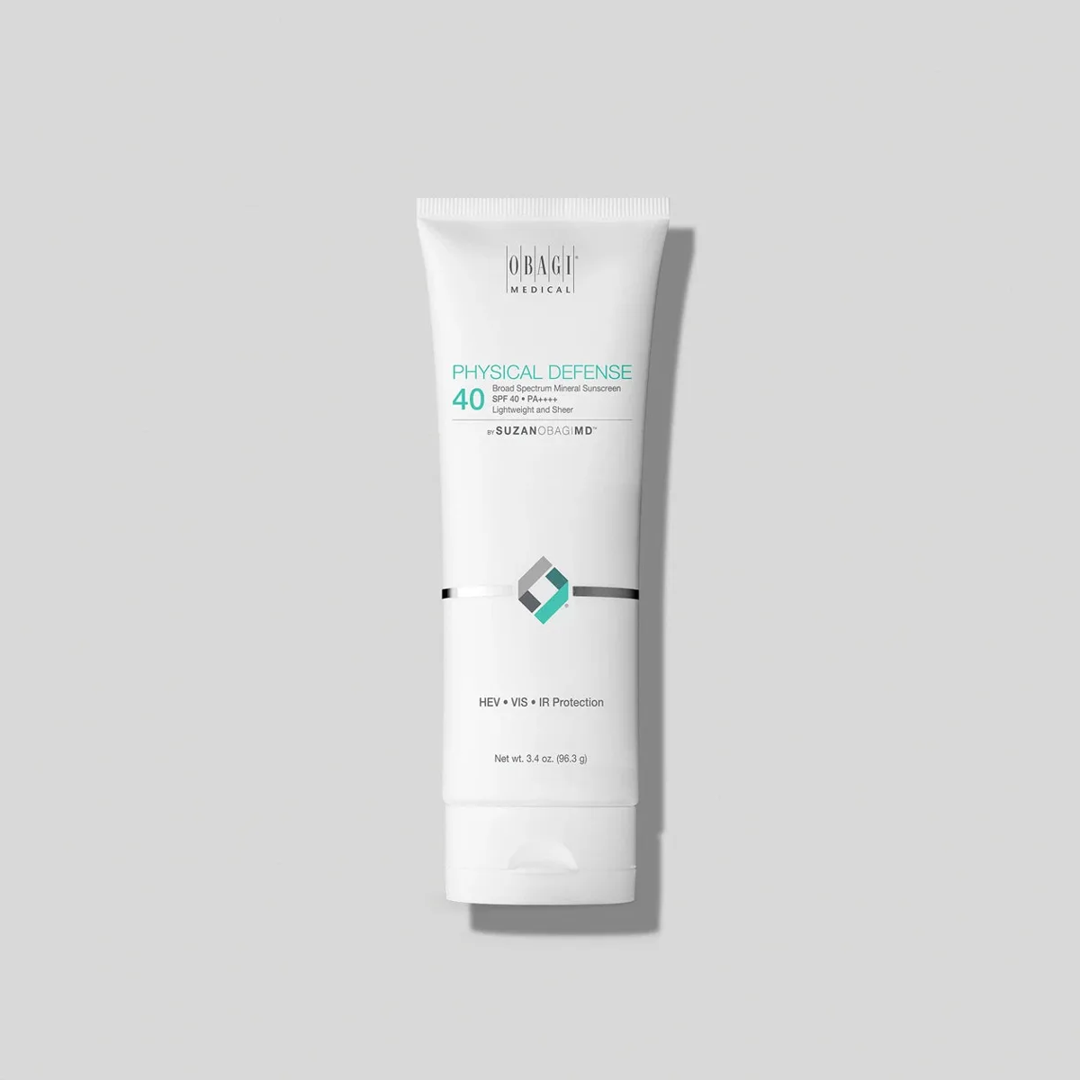 Obagi SUZANOBAGIMD Physical Defense Broad Spectrum SPF 40 3.4 oz white tube