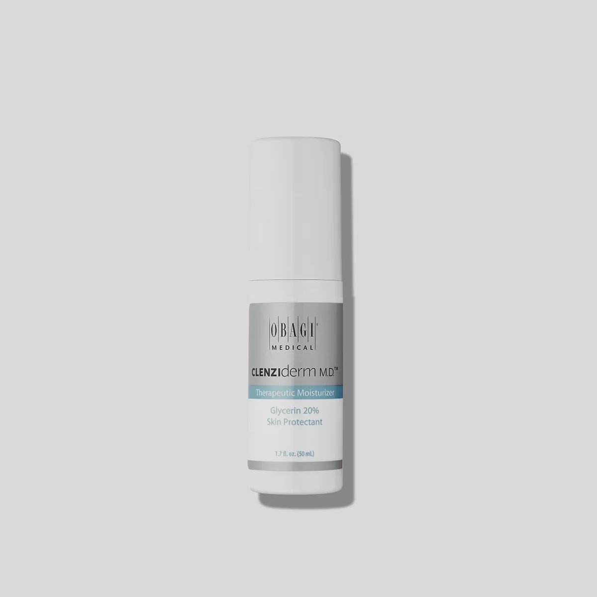 Obagi CLENZIderm M.D. Therapeutic Moisturizer 1.7 oz white pump bottle