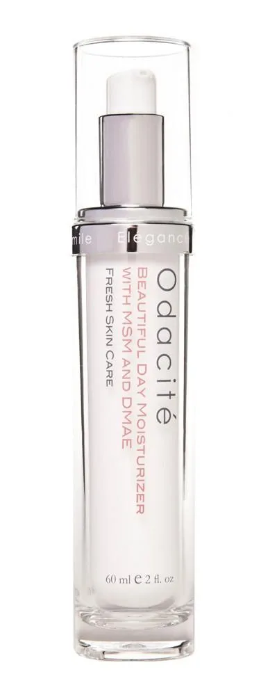 Odacité Beautiful Day Moisturizer, clean-beauty botanical day cream with MSM, DMAE, white tea and willow bark