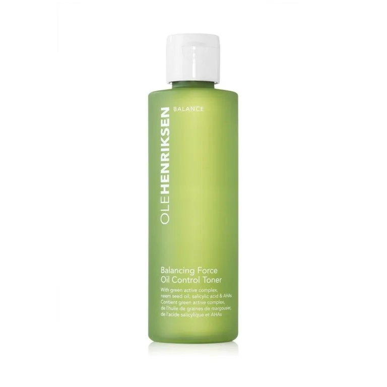 Ole Henriksen Balancing Force Oil Control Toner bottle on white background