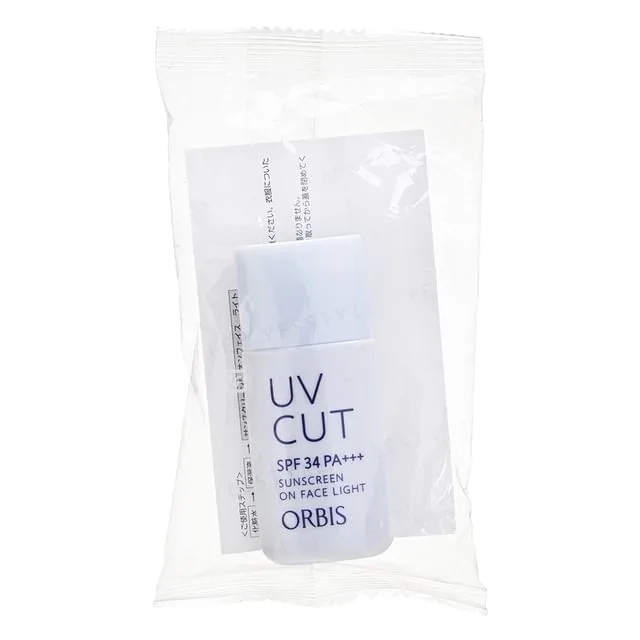 ORBIS UV Cut Sunscreen On Face Light SPF34 PA+++ 28ml tube