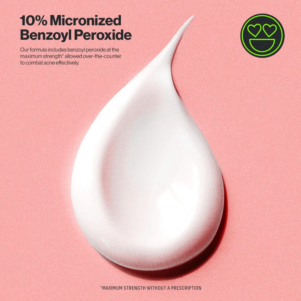 Tube of OXY Maximum Strength Rapid Spot Treatment 10% benzoyl peroxide