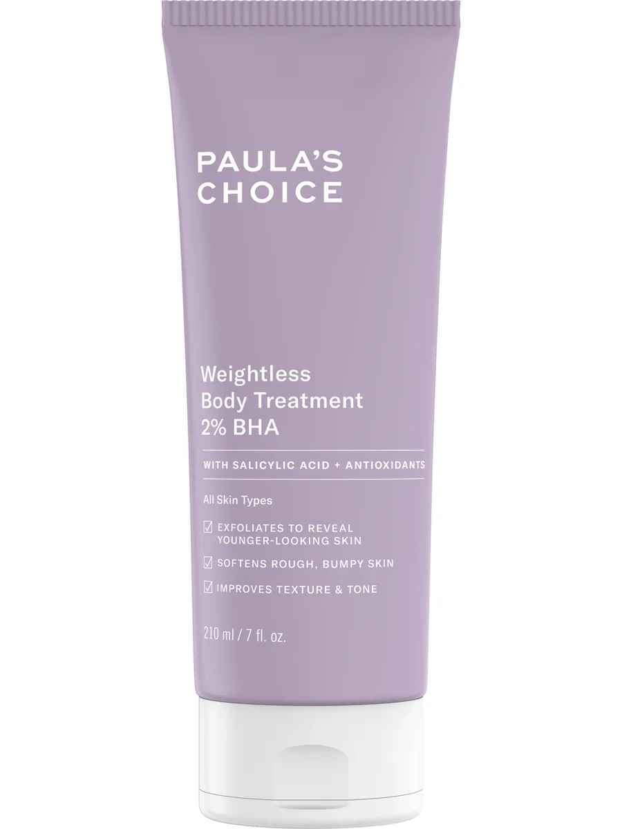 Paula's Choice 2% BHA Weightless Body Treatment white 7 oz tube