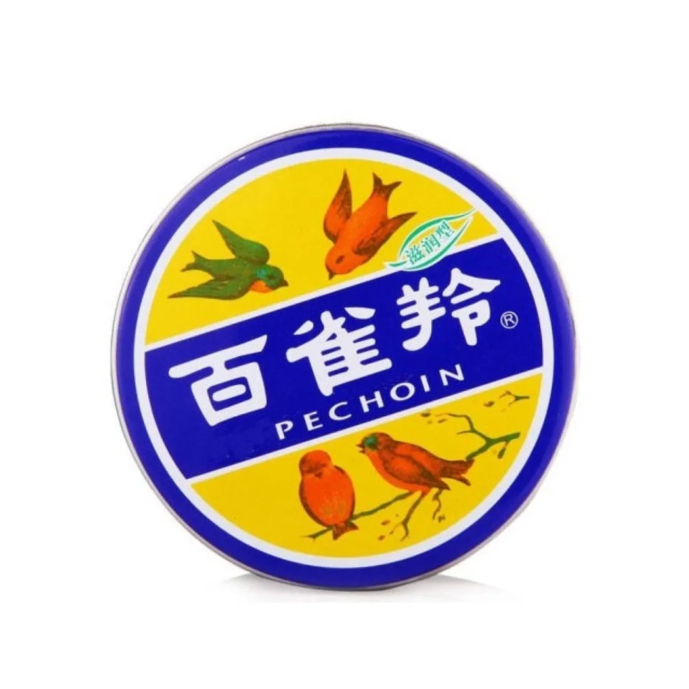 Pechoin Moisturizing Balm in its iconic round tin, a heritage Chinese protective balm for dry and cold-weather skin
