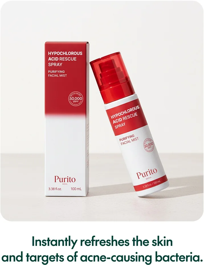Purito Hypochlorous Acid Rescue Spray bottle